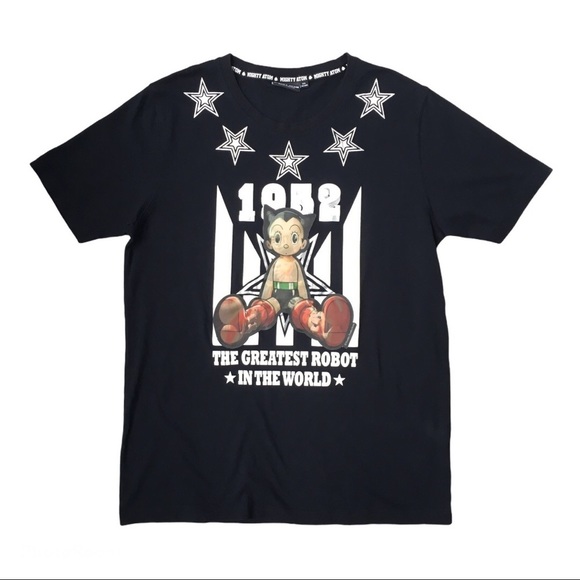 Astro Boy M Mighty Atom 3D Hologram Manga TShirt